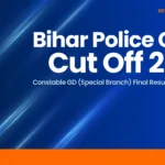 Bihar Police CSBC Cut Off 2026 banner — Constable GD (Special Branch) final result for 83 posts