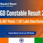 SSC GD Constable Result 2026 banner – 25,487 posts, 1.97 lakh candidates shortlisted for PET/PST; check merit list and cut off marks