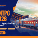 RRB NTPC UG Recruitment 2026 banner — 1,688 railway posts, apply online from 15 October to 13 November at rrbapply.gov.in