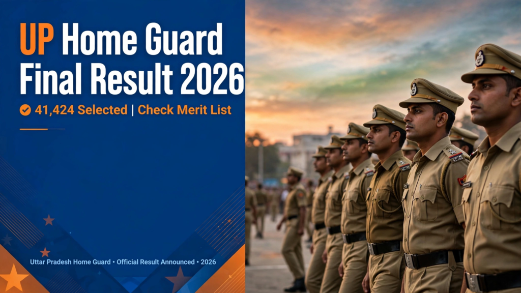 UP Home Guard Final Result 2026 – 41,424 Selected